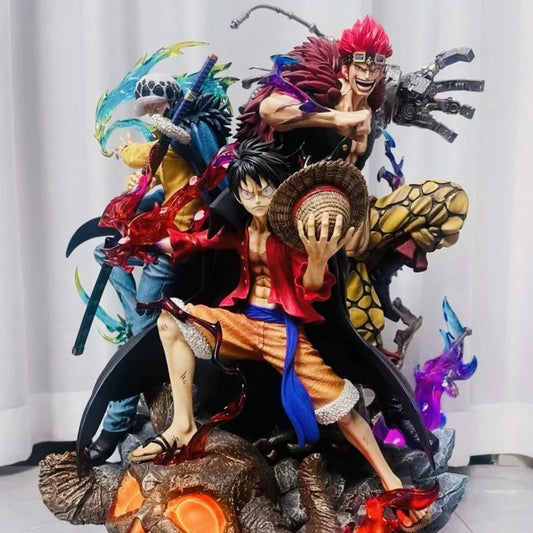 LUFFY X LAW X KID WANO FIGURE