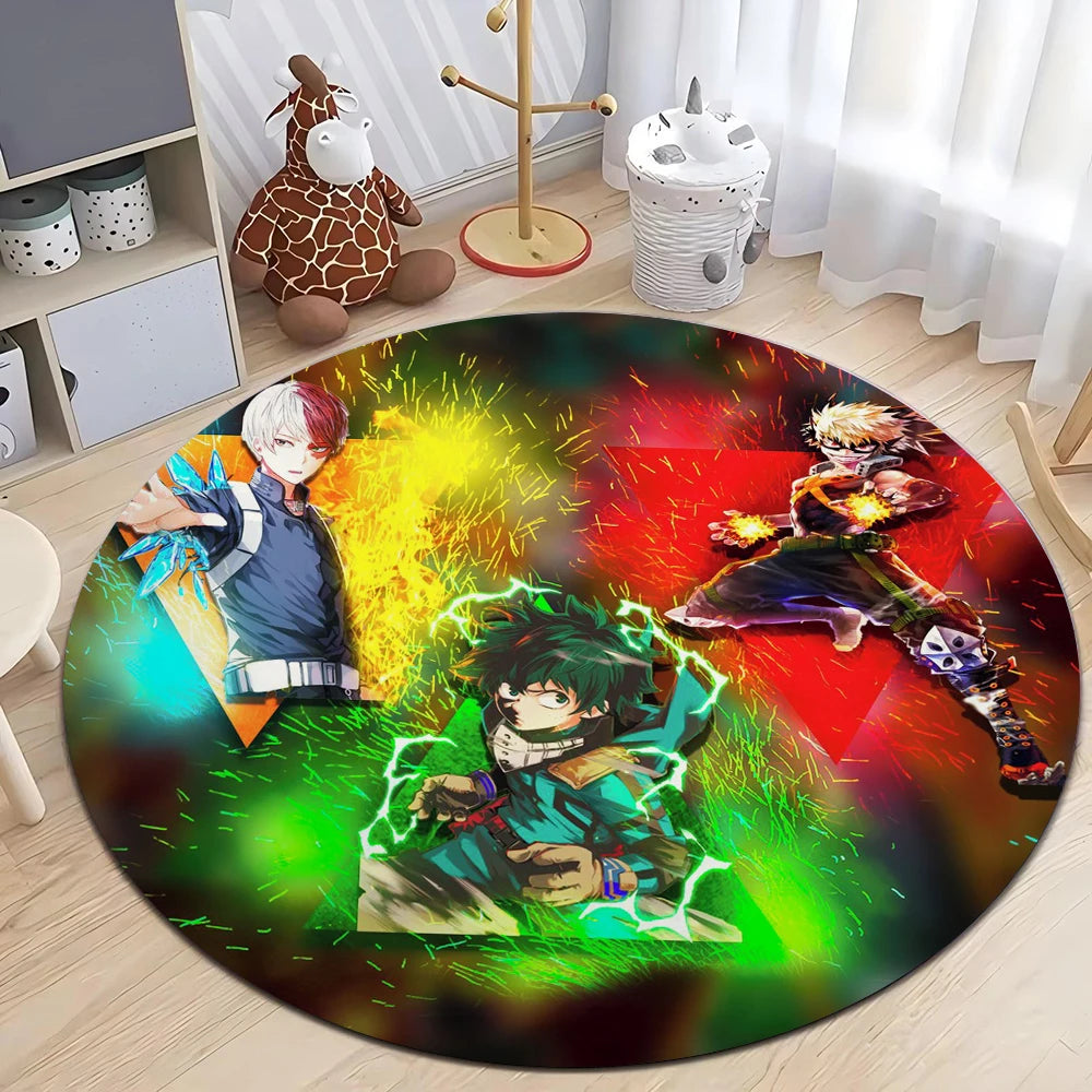 My Hero Academia Round Rug