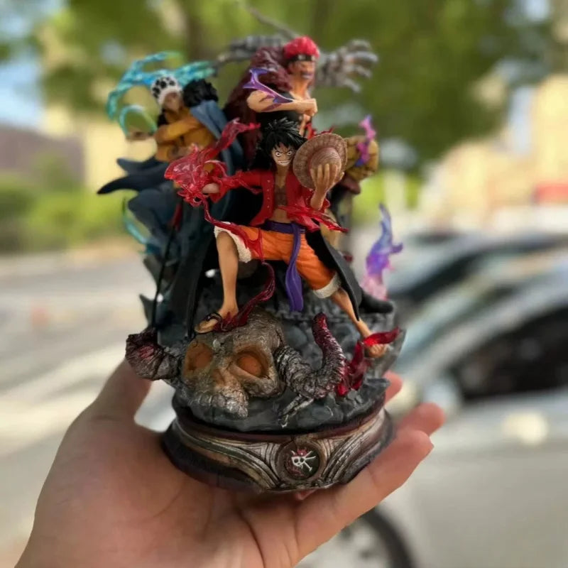 LUFFY X LAW X KID WANO FIGURE