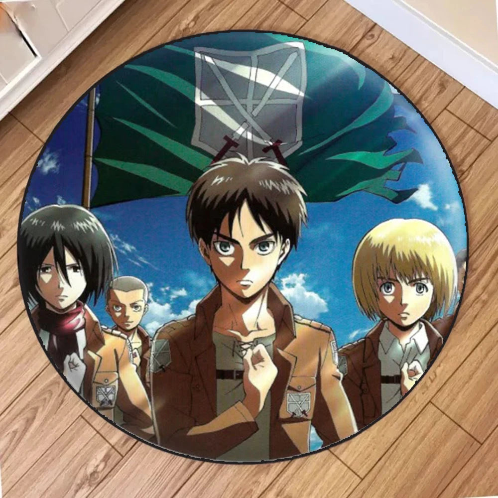 Attack on Titan Round Rugs