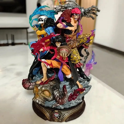 LUFFY X LAW X KID WANO FIGURE