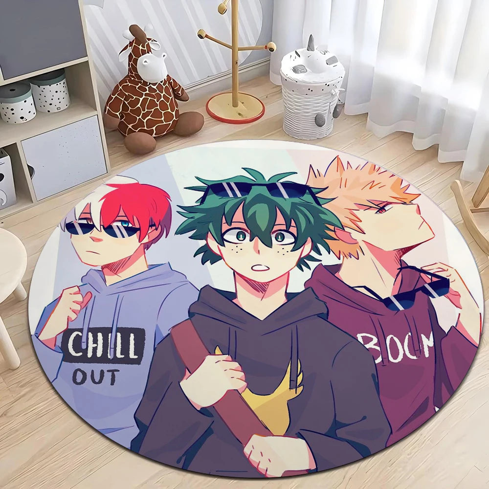 My Hero Academia Round Rug