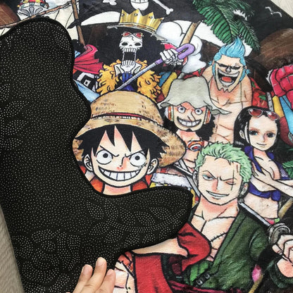 StrawHats Crew Round Ship Rug