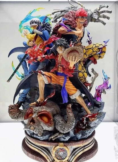 LUFFY X LAW X KID WANO FIGURE